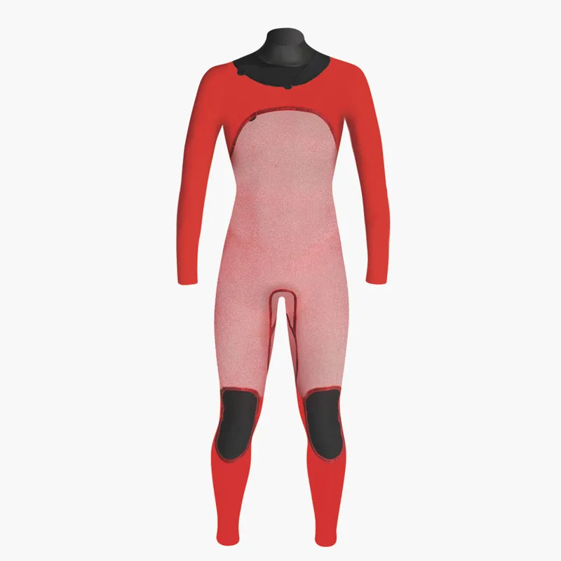 C-Skin Womens Rewired 3/2 Chest Zip Wetsuit Slate/Geo-5